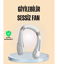 Esnek Silikon Tasarımlı Taşınabilir Kişisel Fan