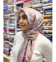 Sura İpek Eşarp -2025/2026 -9421 (Pembe)