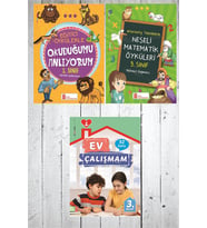3.Sınıf Ev Çalışmalarım+Okuduğumu Anlıyorum+Neşeli Matematik Öyküleri (Karışık)