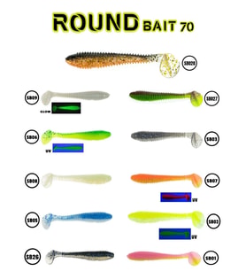 Fujin Round Bait 100Mm #SB027 Silikon Balik