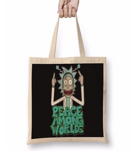 Rick And Morty Bez Çanta Uzun Saplı