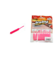 Fujin Baby Worm 5.2 cm Floating LRF Silikonu PINK GLOW
