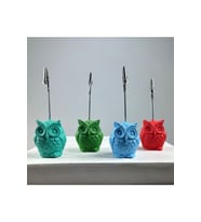 Baykuş Not Tutucu 4'lü Set (BUZ YEŞİLİ - AÇIK MAVİ - MERCAN - YEŞİL)