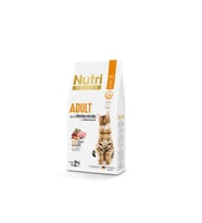 Nutri Feline Glutensiz Kümes Hayvanlı Düşük Tahıllı Yetişkin Kedi Maması 2 Kg (Beyaz)