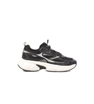 Playup Gümüş Fileli Hafif Kadın Spor Ayakkabı GS-251-530 G (Siyah)