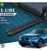 S-Dizayn Bmw X6 F16 S-Line Siyah Yan Basamak 193 Cm 2014-2018 A+ Kalite