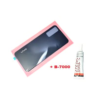 Vivo Y20 Arka Pil Batarya Kapağı (B-7000) SİYAH