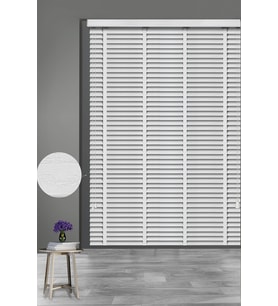 Bayeliss 804 Damarlı Beyaz Polywood Jaluzi 