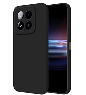 Newface Xiaomi Mi 14T Pro Kılıf Nano içi Kadife Silikon - Siyah