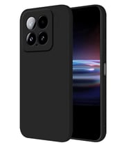 Newface Xiaomi Mi 14T Pro Kılıf Nano içi Kadife Silikon - Siyah