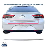 Opel Insignia B Krom Bagaj Alt Çıtası 2017 Üzeri Paslanmaz Çelik