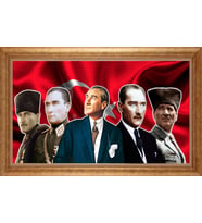 ALTIN ÇERÇEVELİ PASPARTULU TABLO CR928