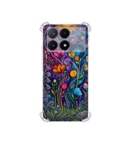 PrintiFy Poco X6 Pro ile Uyumlu Düşlerin Dansı Serisi Rüyalar Ötesi Tasarımlı Uv Baskılı Köşe Korumalı Antişok Kılıf