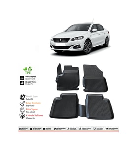 Peugeot 301 2018 Model 4D Havuzlu Paspas