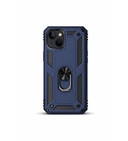 iPhone 14 6.1" Magforge Titan Ring Armor Case Lacivert