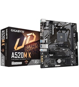 GIGABYTE A520M K v2 DDR4 HDMI PCIe 16X v3.0 AM4 mATX