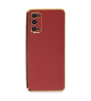 Samsung Galaxy S20 Kılıf Volet Silikon - Kırmızı
