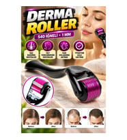 Derma Roller Titanyum Uçlu 540 İğneli 1 Mm Saç ve Cilt Bakım Masaj Aleti