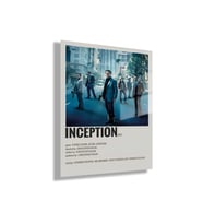 Temperli Cam Tablo Film Afişi Inception 2010 Görseli