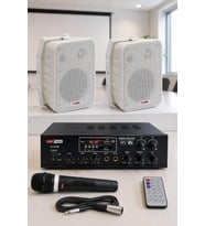 Lastvoice Soft Paket-1 Hoparlör Anfi Mikrofon Mağaza Ses Sistemi Seti