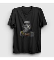 Presmono Unisex Siyah Rings Zayn Malik T-Shirt 411001tt