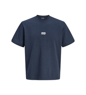 Jack & Jones Core Erkek Tişört Ön Baskılı Kısa Kollu Bisiklet Yaka
