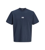 Jack & Jones Core Erkek Tişört Ön Baskılı Kısa Kollu Bisiklet Yaka