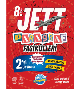 ÜNLÜLER KARMASI 8. SINIF JETT PARAGRAF FASİKÜLLERİ