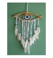 Rüya Kapanı Dream Catcher Göz Tasarımı Model 3 (Çok Renkli)