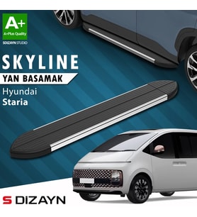 S-Dizayn Hyundai Staria Skyline Krom Yan Basamak 233 Cm 2021 Üzeri A+ Kalite