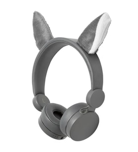 Nedis Willy Wolf Gri Çıkarılabilir Aksesuarlı Kulak Üstü Çocuk Kulaklığı