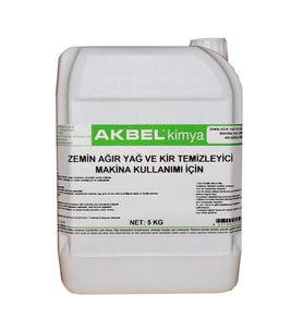 AKBEL ZEMİN AĞIR YAĞ VE KİR TEMİZLEYİCİ MAKİNE KULLANIMI İÇİN 5 KG