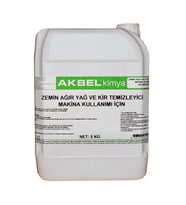 AKBEL ZEMİN AĞIR YAĞ VE KİR TEMİZLEYİCİ MAKİNE KULLANIMI İÇİN 5 KG