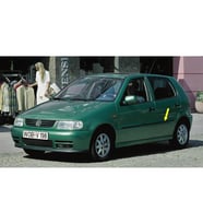 VW Polo Hatchback 1994-1999 Sol Arka Kapı Orta Çıtası Siyah 6N4853753A