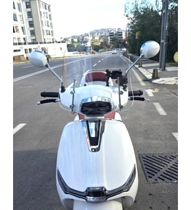 MOTOCAM Küba MT 50 Pro Plus Ön Cam 2024-2026 Model 39cm Siyah Renkli 4mm APARATSIZ