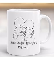 Kişiye Özel Kupa Bardak Artık Lütfen Yemeyelim-