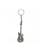 Elektro Gitar Metal Anahtarlık – Unisex Müzik Temalı Aksesuar