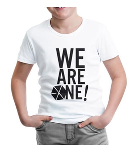 EXO - We are One Beyaz Çocuk Tshirt