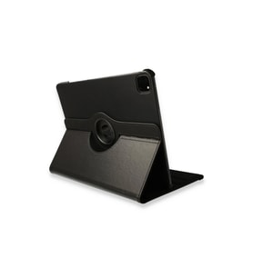İpad Pro 12.9 (2021) Kılıf 360 Tablet Deri Kılıf - Siyah