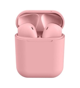i12 TWS Bluetooth 5.1 Dokunmatik Kulak İçi Kulaklık Pembe