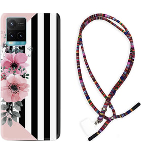 Vivo Y11S Y21S Y20 Y20S Y70 Kılıf Boyun Asklı Rasta Silikon Flowers 4 1390