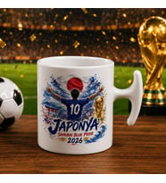 BK Gift Japonya Taraftar Temalı 2026 Dünya Kupası Tasarımlı Hammer Kupa Bardak
