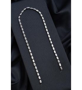 Hematit Doğal Taş Parlak Gümüş Dikdörtgen Kesim 4x8mm Dizi [AA]