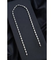 Hematit Doğal Taş Parlak Gümüş Dikdörtgen Kesim 4x8mm Dizi [AA]
