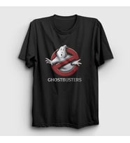 Presmono Unisex Siyah Logo Film Hayalet Avcıları Ghostbusters T-Shirt 245287tt