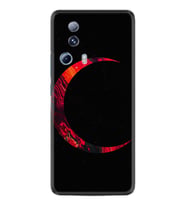 Xiaomi Mi 13 Lite Kılıf Silikon Desen Özel Seri Red Moons 1747