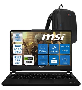 MSI Cyborg 15 Max C13WG-070XTR Intel Core I7 13620H 48GB Ddr5 1tb SSD Geforce RTX5070 100W Gddr7 8gb Freedos 15.6" IPS Fullhd (1920X1080) 144Hz Oyuncu Bilgisayarı 070XTRF23 + Zetta Çanta