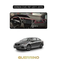 HONDA CIVIC FB7 2011-2015TORPİDO KORUMA HALISI SİYAH KENAR