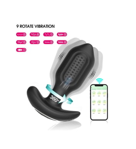 Censan Sledgehammer Swing - Telefon Kontrollü Titreşimli  Plug (Siyah)