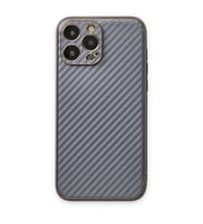 Apple İphone 13 Pro Kılıf Coco Karbon Silikon - Gri